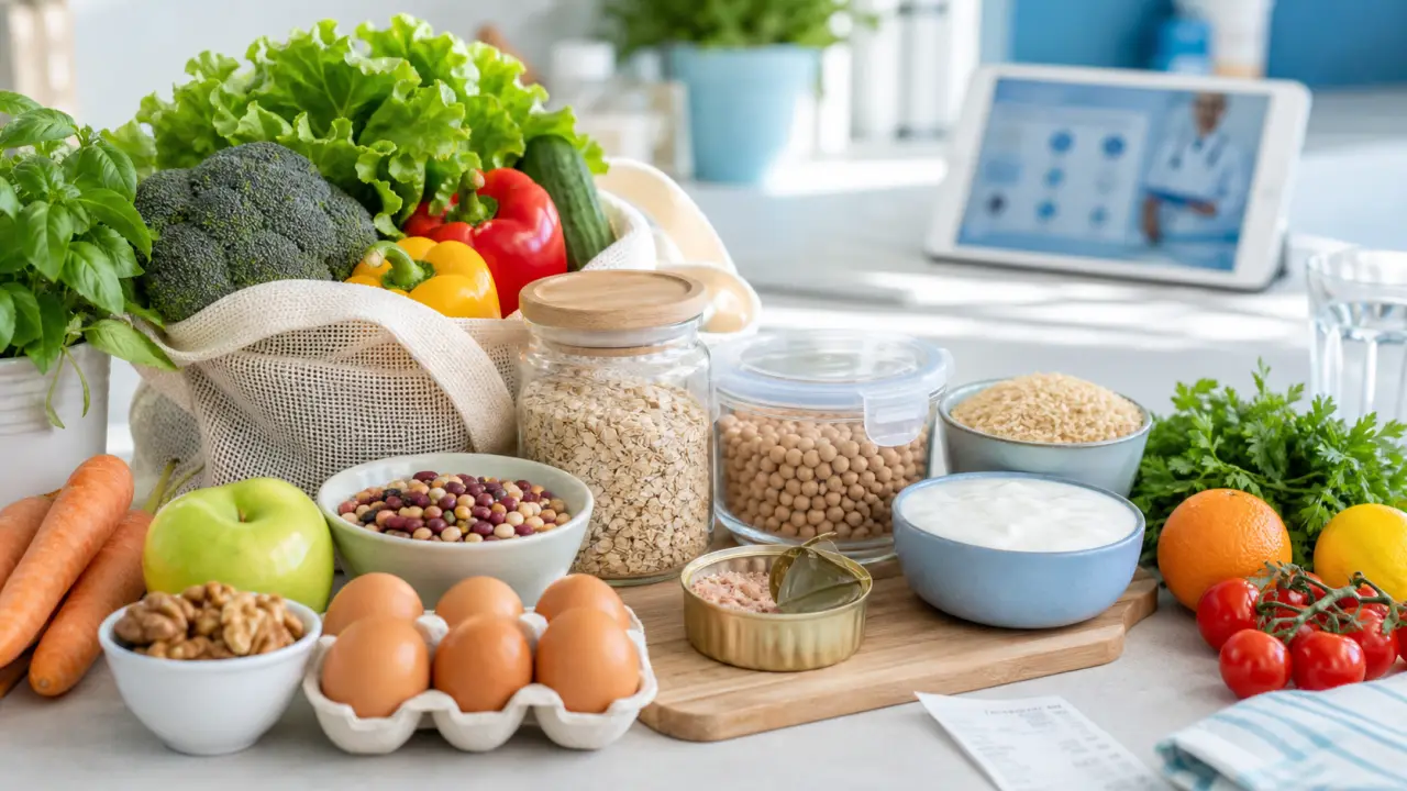 Courses santé à petit budget pour composer des repas équilibrés
