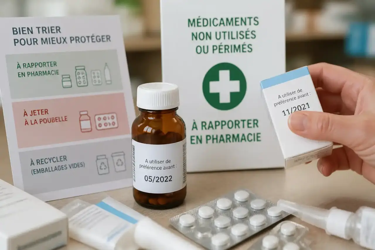 Médicaments périmés ou non utilisés : comment les trier et les rapporter en toute sécurité