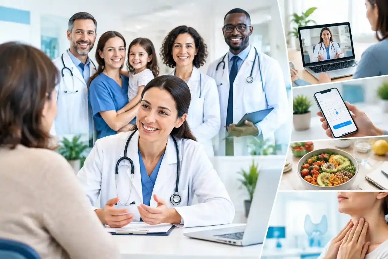 Équipe médicale de KoraMedic dans un environnement moderne