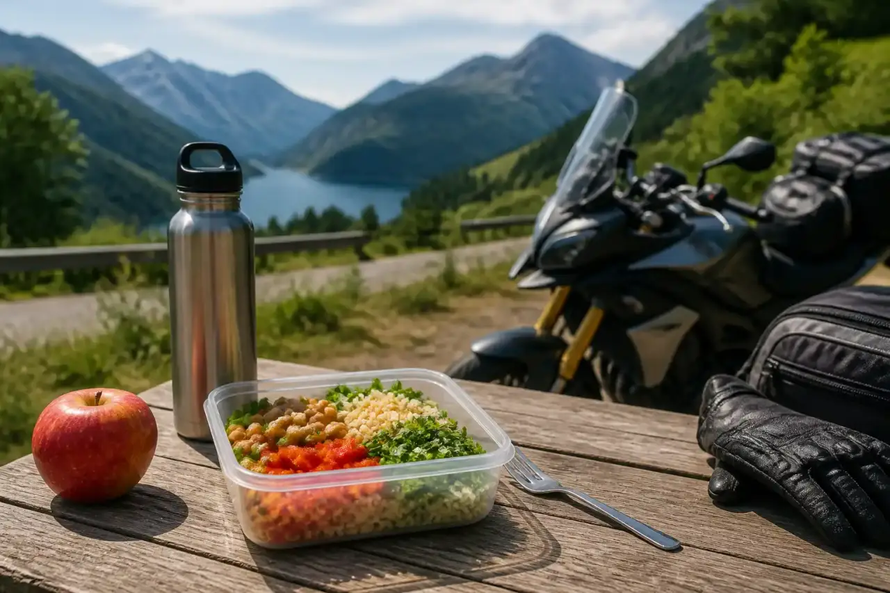 Ingrédients frais et sains sur une table de cuisine en bois